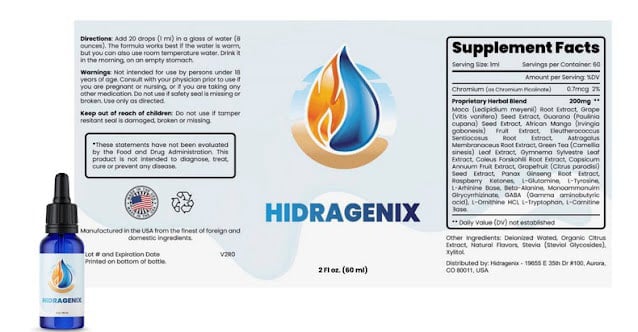 Hidragenix-supplement-facts